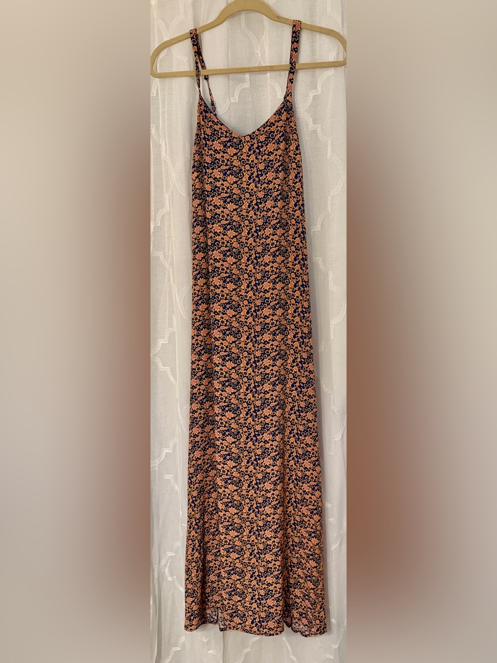A Loves A Floral Tie Back Maxi Dress Size Small